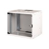 Szafa sieciowa wisząca 19" 9U, SOHO PRO 460 x 540 x 400 mm, drzwi szyba, szary, niezłożona, 60kg