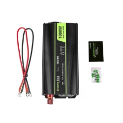 GREEN CELL PRZETWORNICA INV09 12V-230V 1000W/2000W CZYSTA SINUSOIDA