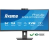Monitor IIYAMA 86,4cm (34") XCB3497WQSNPH-B1 21:9 HDMI+DP+USB-C Webc