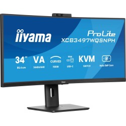 Monitor IIYAMA 86,4cm (34") XCB3497WQSNPH-B1 21:9 HDMI+DP+USB-C Webc