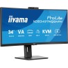 Monitor IIYAMA 86,4cm (34") XCB3497WQSNPH-B1 21:9 HDMI+DP+USB-C Webc