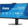 Monitor IIYAMA 86,4cm (34") XCB3497WQSNPH-B1 21:9 HDMI+DP+USB-C Webc