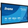 Monitor IIYAMA 189.3cm (75") TE7515A-B1AG 16:9 M-Touch 2xHDMI+2xUSB-C (Speditionsversand)
