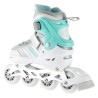 ŁYŻWOROLKI NILS EXTREME NH18191 2W1 BIAŁO-NIEBIESKIE ROZM. L (39-43) Z WYMIENNĄ PŁOZĄ HOKEJOWĄ