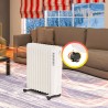 Elektryczny grzejnik olejowy Extralink NY-25W1 2500W, 11 żeberek
