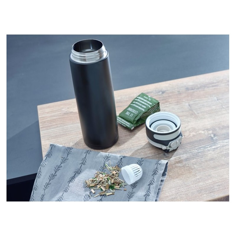 Kubek termiczny Flip 600 ml, czarny 3271 LEIFHEIT