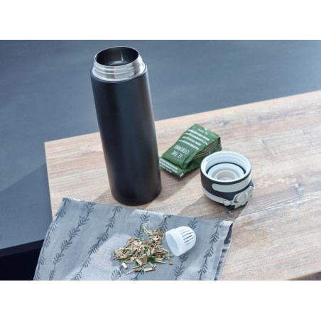 Kubek termiczny Flip 600 ml, czarny 3271 LEIFHEIT