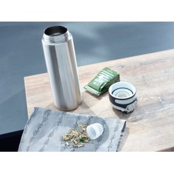 Kubek termiczny Flip 600 ml, srebrny 3272 LEIFHEIT