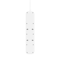 Listwa zasilająca Belkin Power Surge 4-PORT + 1xUSB-A +1xUSB-C 2.4A PD 525J 2m White