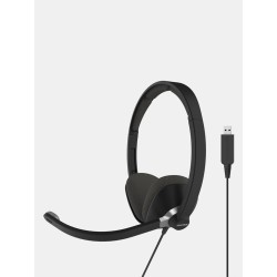 Koss USB Communication Headsets CS300 Przewodowy mikrofon nauszny z redukcją szumów Czarny