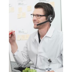 Koss USB Communication Headsets CS300 Przewodowy mikrofon nauszny z redukcją szumów Czarny