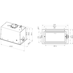 Okap do zabudowy Whirlpool WCT3 63F LTK