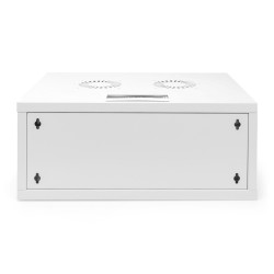 Szafa sieciowa wisząca 19" 4U, SOHO 241 x 540 x 400 mm, drzwi szyba, szary, niezłożona, 60kg