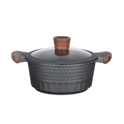 Resto Kitchenware Capella 2,6 l Okrągły Czarny, Drewno