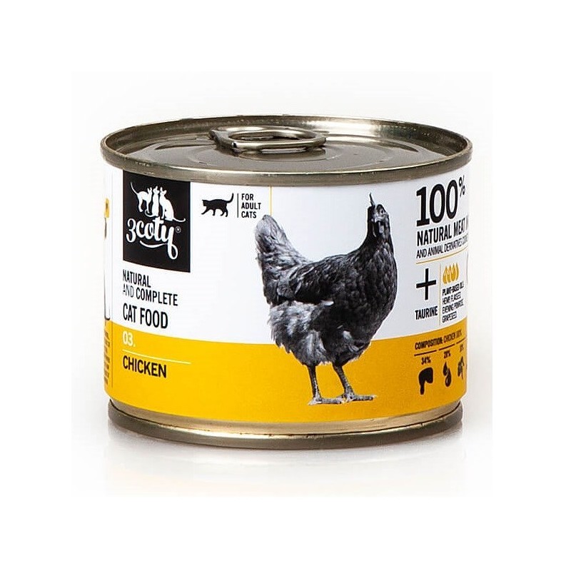 3Coty CHICKEN for Adult cats 180g 3Coty CHICKEN for Adult cats 180g
