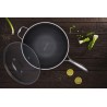 Wok z powłoką DIAMOND Kohersen Black Cube z pokrywką (32 cm 5,1l)