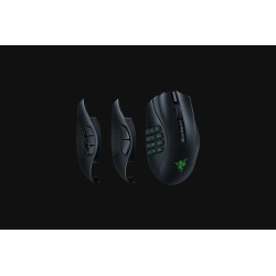 Razer Naga V2 Pro myszka Gaming Po prawej stronie RF Wireless + Bluetooth + USB Type-C Optyczny 30000 DPI