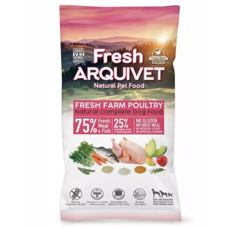 ARQUIVET FRESH Półwilgotna karma dla psa kurczak i ryba oceaniczna 100 g