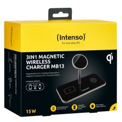 Mobilna ładowarka bezprzewodowa WRL MB13/Czarna INTENSO