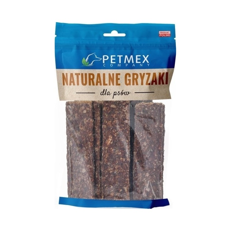 PETMEX Paski z Jelenia - Przysmak dla psa - 200g