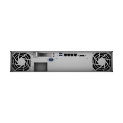 Synology RackStation RS1221+ serwer danych NAS Rack (2U) Ryzen Embedded V1500B 4 GB DDR4 0 TB DiskStation Manager Czarny