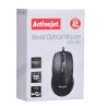 Activejet AMY-083 Mysz przewodowa USB (optyczna 1000 DPI czarna)