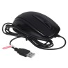 Activejet AMY-083 Mysz przewodowa USB (optyczna 1000 DPI czarna)