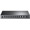 TP-Link TL-SL1311MP łącza sieciowe Nie zarządzany Fast Ethernet (10/100) Obsługa PoE Czarny