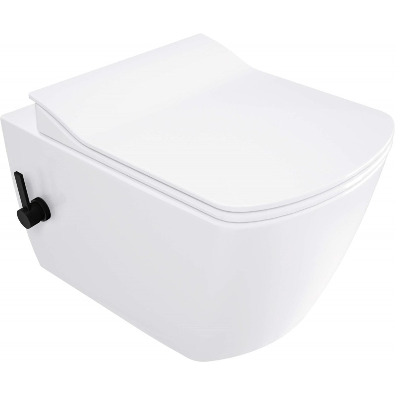 Miska WC z funkcją bidetu - z baterią mieszaczową