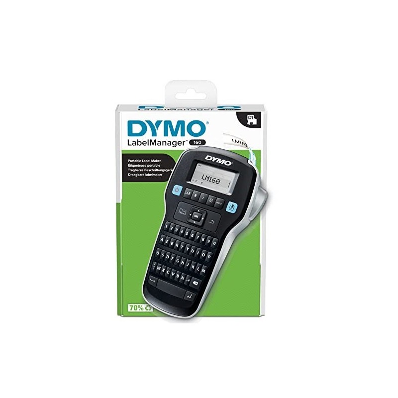 DYMO LabelManager 160 6/9/12 mm D1-BĂnder Azerty