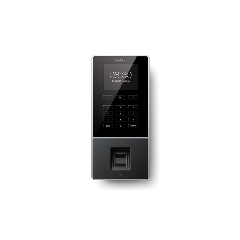 Safescan TimeMoto TM-626 Czarny Token z czipem, Odcisk palca, Hasło, Karta zbliżeniowa Prąd przemienny TFT Przewodowa sieć LAN Safescan TimeMoto TM-626 Czarny Token z czipem, Odcisk palca, Hasło, Karta zbliżeniowa Prąd przemienny TFT Przewodowa sieć LAN