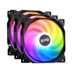 XPG VENTO 120 ARGB PWM Obudowa komputera Wentylator 12 cm Czarny 3 szt.