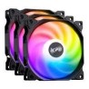 XPG VENTO 120 ARGB PWM Obudowa komputera Wentylator 12 cm Czarny 3 szt.