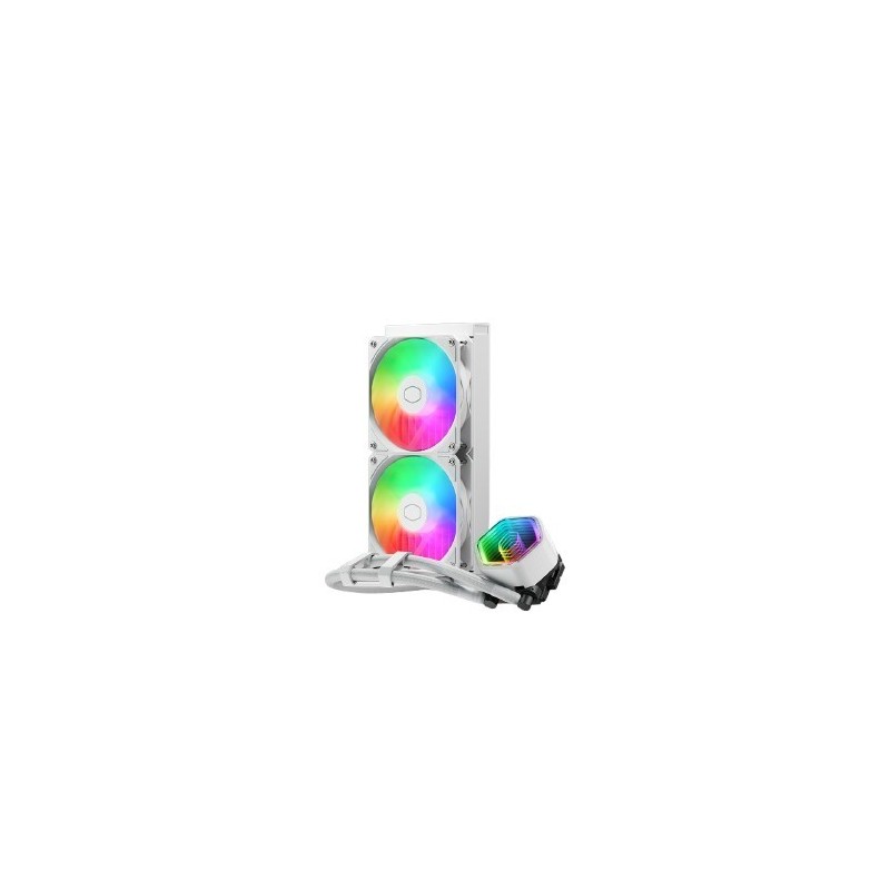 Cooler Master MasterLiquid 240 Core II White Procesor Zestaw do chłodzenia płynami 12 cm Biały