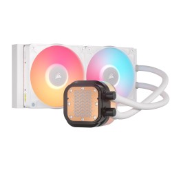 Corsair iCUE LINK TITAN 240 RX LCD Procesor Chłodnica cieczy all-in-one 12 cm Biały 1 szt.