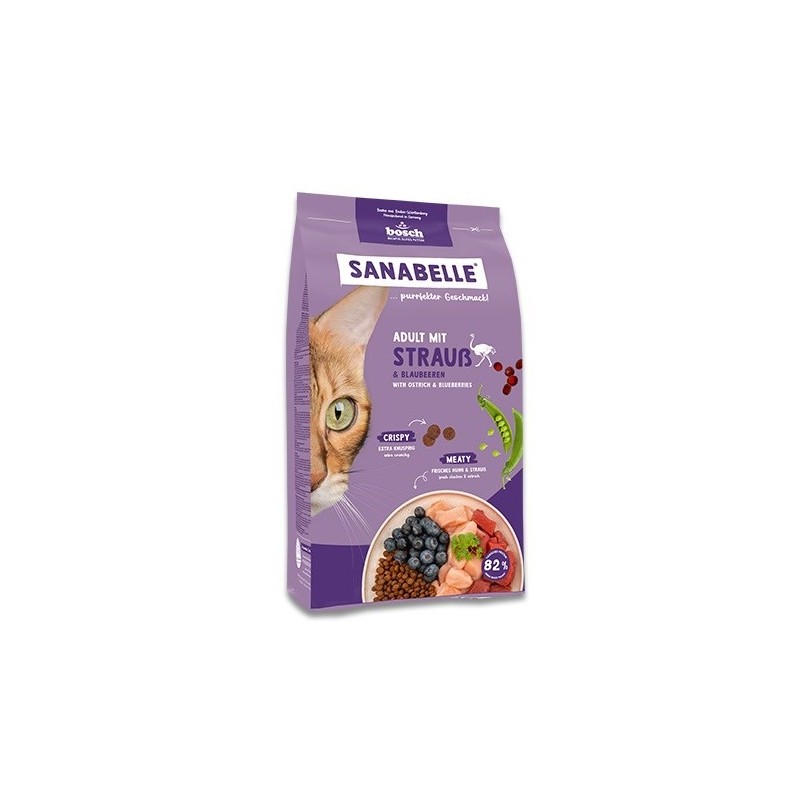 BOSCH Sanabelle Adult Struś sucha karma dla kota 8kg BOSCH Sanabelle Adult Struś sucha karma dla kota 8kg