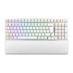 Klawiatura Asus ROG Strix Scope II 96 RX Wireless WHT