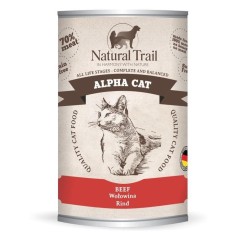 NATURAL TRAIL Cat Alpha Beef puszka 400g