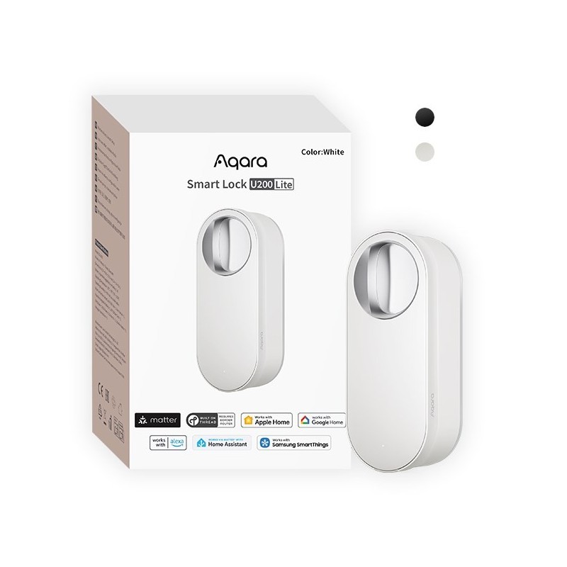 Aqara Smart Lock U200 Lite Biały Inteligentny zamek do drzwi