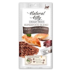 Natural Kitty Sos Superfood KURCZAK WĄTRÓBKA 4x12g