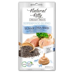 Natural Kitty Sos Superfood TUŃCZYK NASIONA CHIA 4x12g