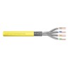 Digitus Kabel instalacyjny kat.7A, S/FTP, Dca-s1a d1 a1, AWG 22/1, LSOH, 1000m, żółty, szpula