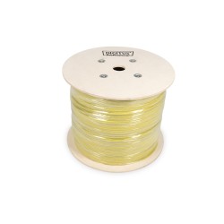 Digitus Kabel instalacyjny kat.7A, S/FTP, Dca-s1a d1 a1, AWG 22/1, LSOH, 1000m, żółty, szpula
