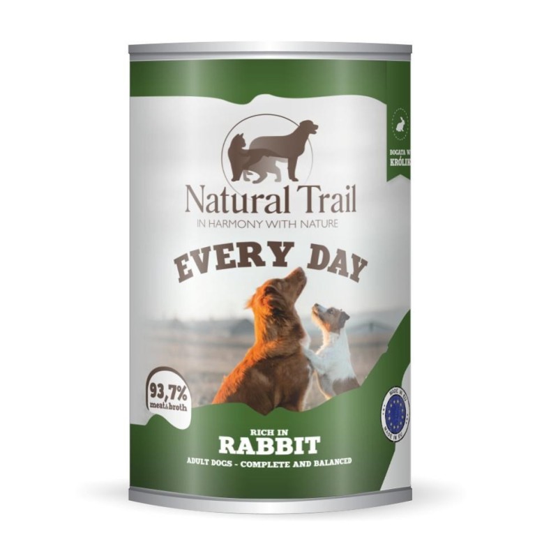 NATURAL TRAIL EVERY DAY Dog Królik 400g