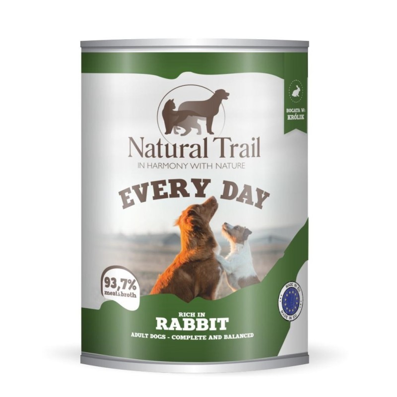 NATURAL TRAIL EVERY DAY Dog Królik 800g