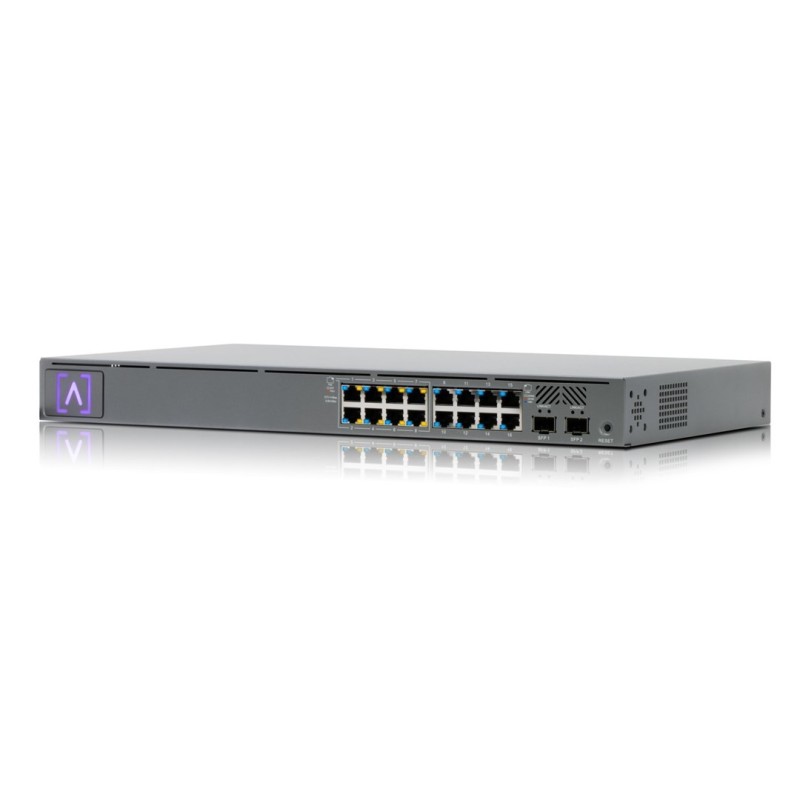 Switch ALTA LABS S16-POE 16-Port Gigabit 8x PoE+ 120W 2x SFP Bluetooth Rack Switch ALTA LABS S16-POE 16-Port Gigabit 8x PoE+ 120W 2x SFP Bluetooth Rack