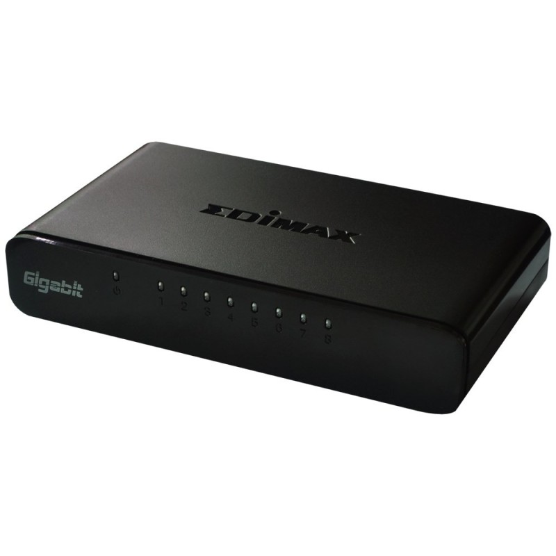 Edimax ES-5800G V3 łącza sieciowe Nie zarządzany Gigabit Ethernet (10/100/1000) Czarny Edimax ES-5800G V3 łącza sieciowe Nie zarządzany Gigabit Ethernet (10/100/1000) Czarny