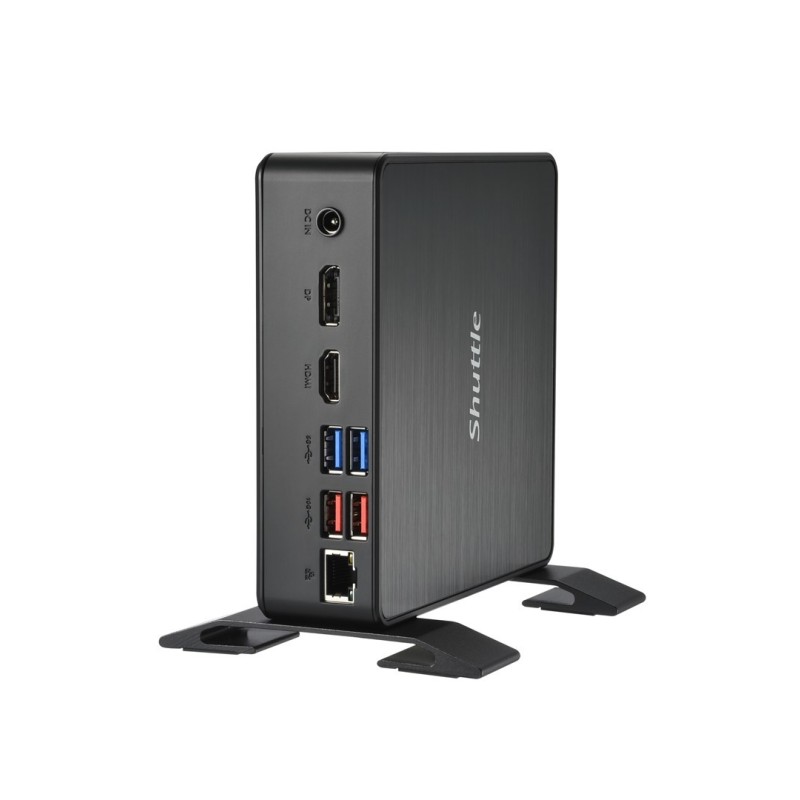 Shuttle NC40U5 komputer typu barebone 0.84L sized PC Czarny i5-1235U Intel SoC Shuttle NC40U5 komputer typu barebone 0.84L sized PC Czarny i5-1235U Intel SoC