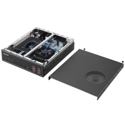 Shuttle DH32U5 komputer typu barebone Wielkość PC 1.35L Czarny i5-1135G7 Intel SoC