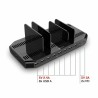 Lindy 73435 ładowarka do urządzeń przenośnych Smartfon, Tablet Czarny Prąd przemienny Szybkie ładowanie Wewnętrzna